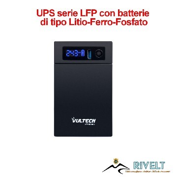 Vista Frontale Ups con usb e display